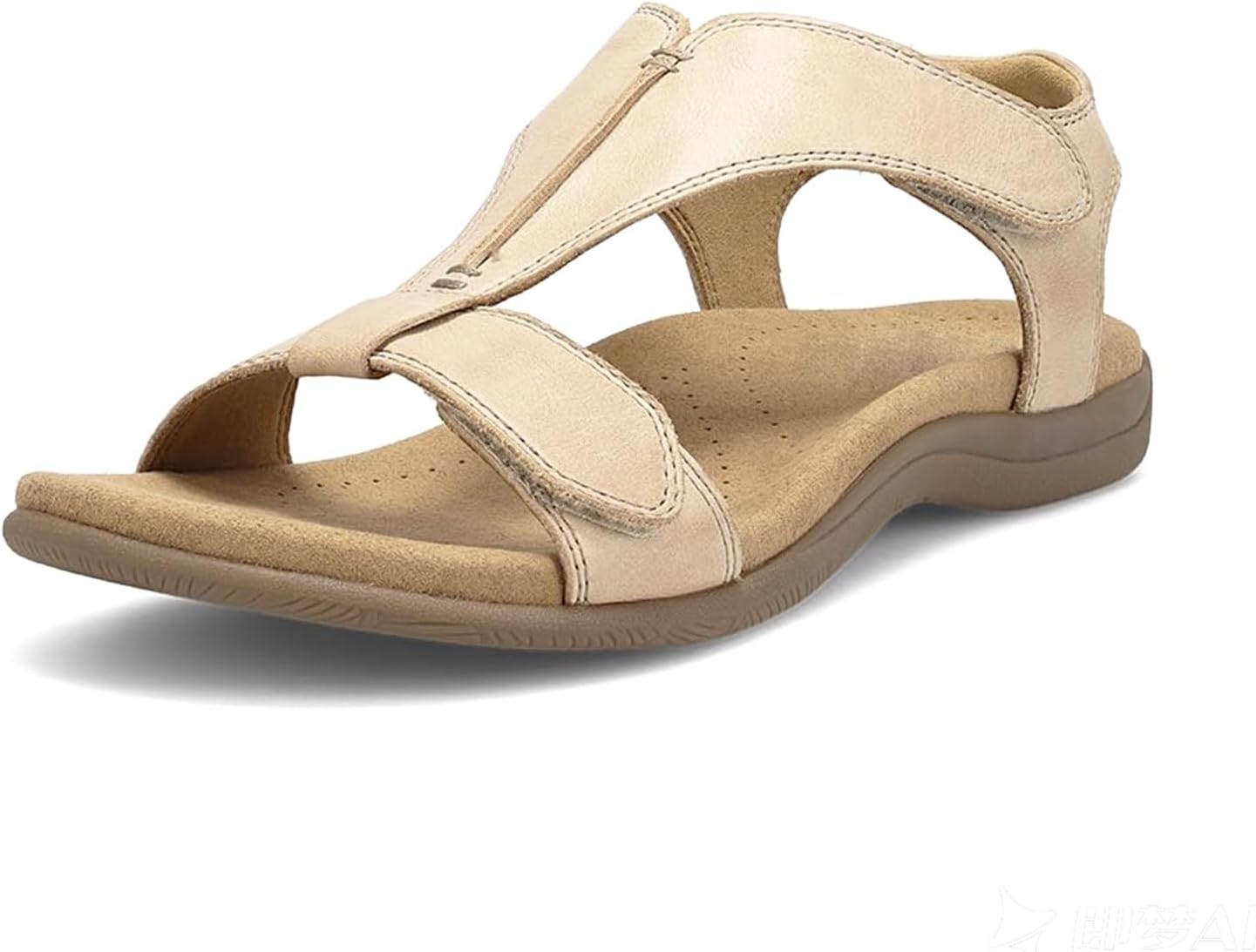 Sandali ortopedici da donna con supporto per arco plantare, scarpe basse da passeggio con cinturino a T, regolabili, comode, estive, scarpe da spiaggia